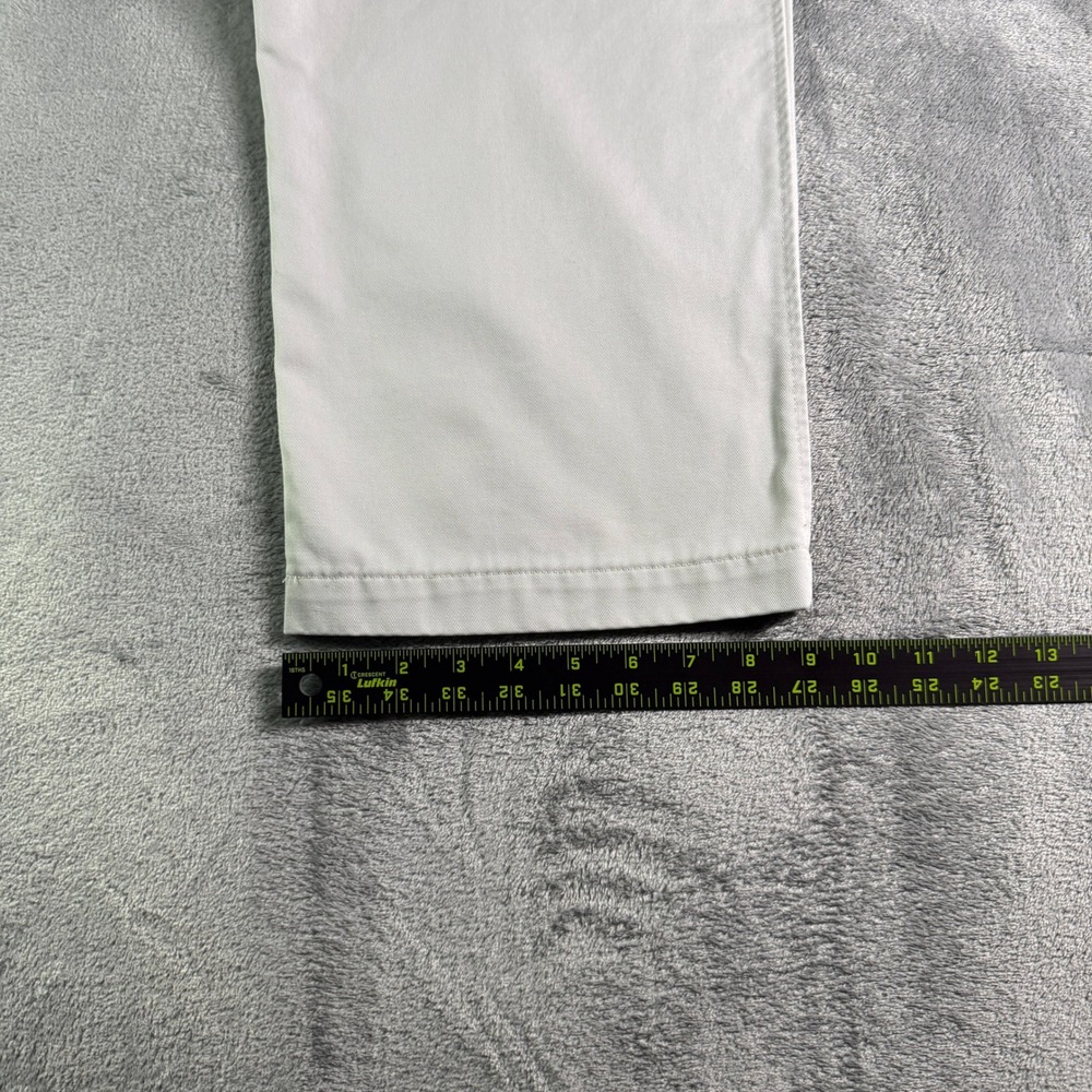 Nike Y2K Golf Flat Front Cotton Twill Chino Pants Mens 34x32 Stone Khaki - Picture 11 of 12